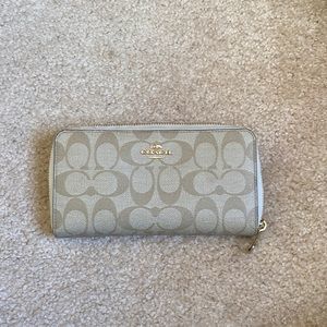 Coach Zip Around Wallet